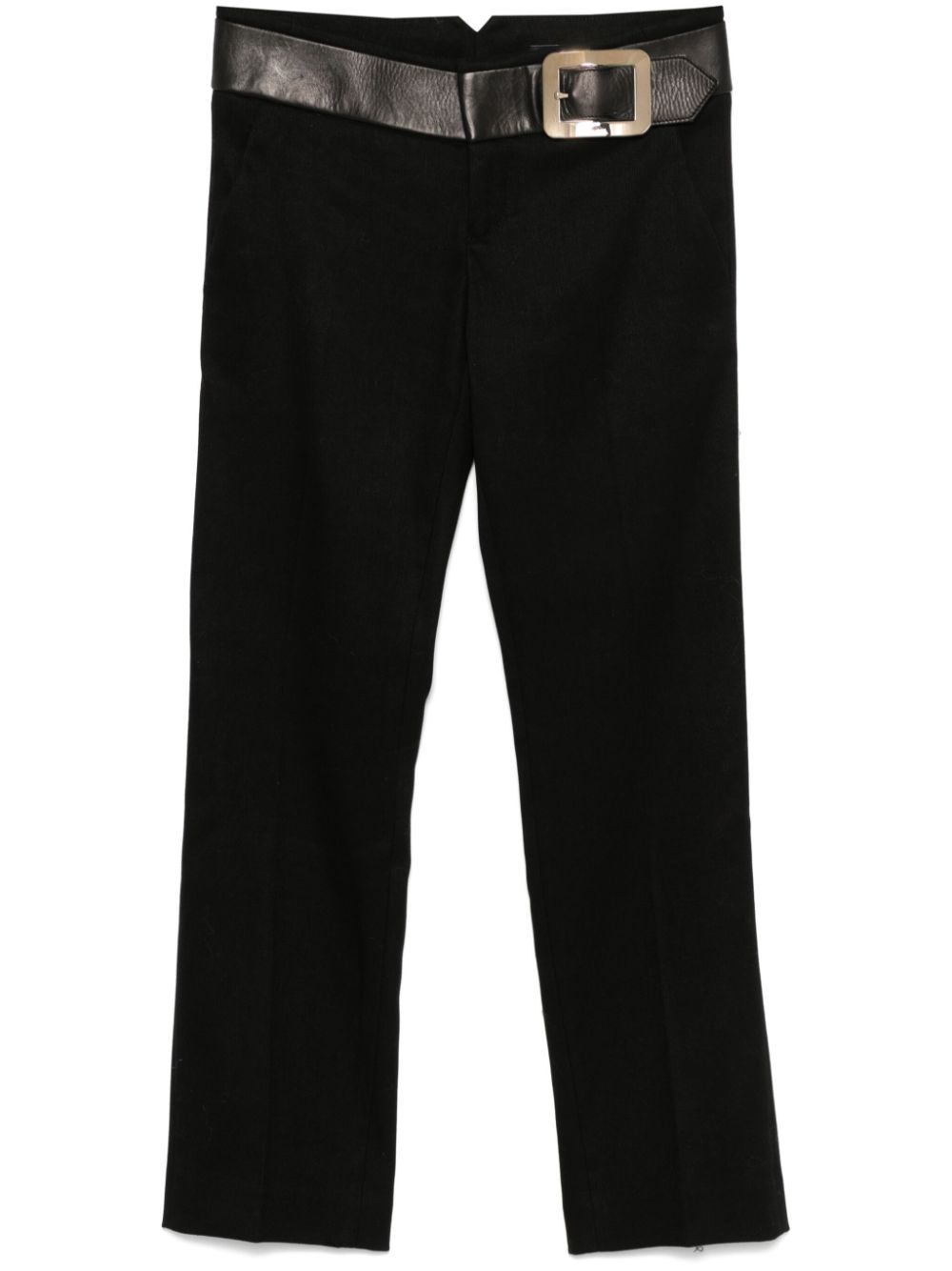 2000s slim-cut trousers