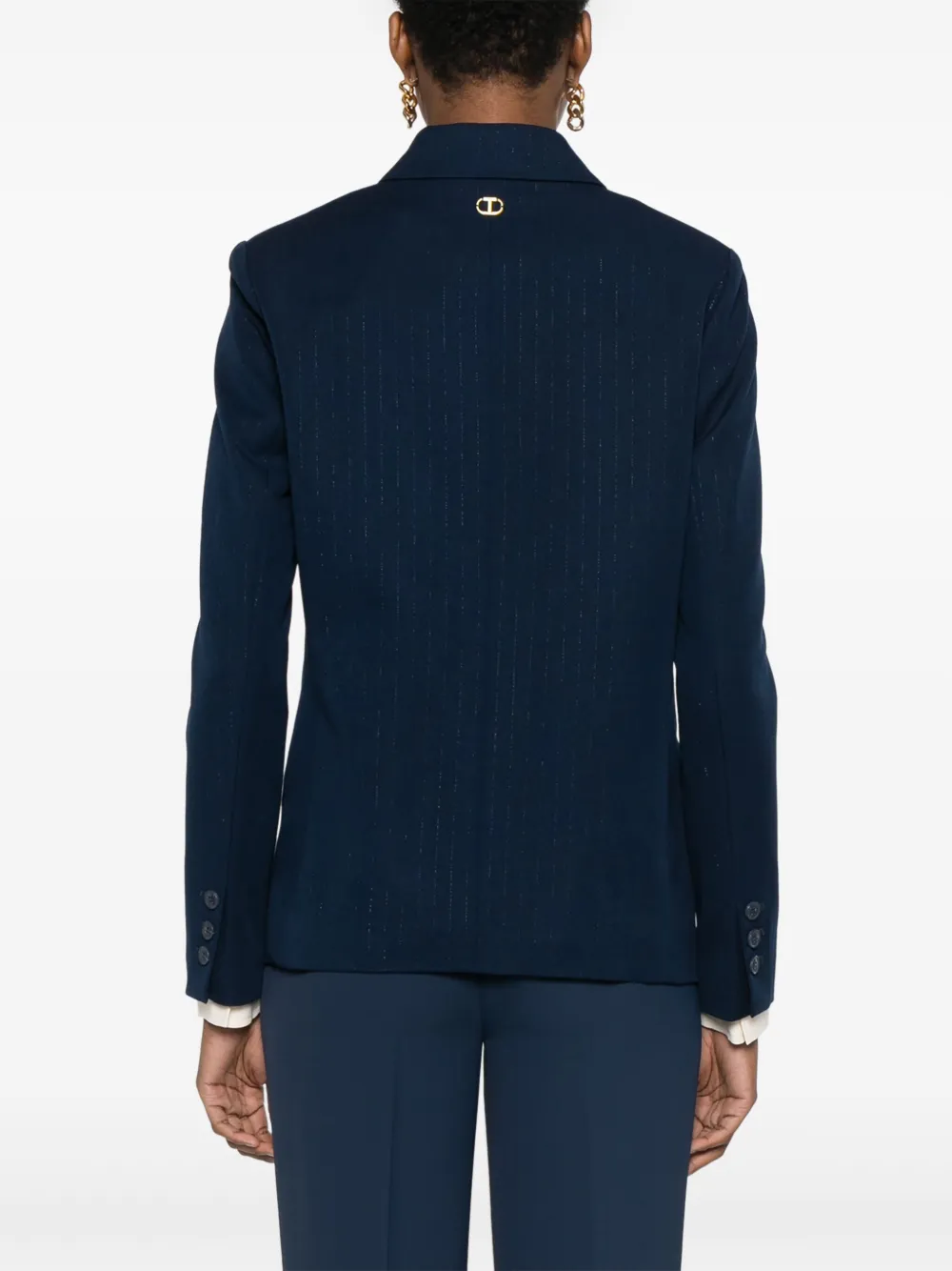 TWINSET PINSTRIPE BLAZER