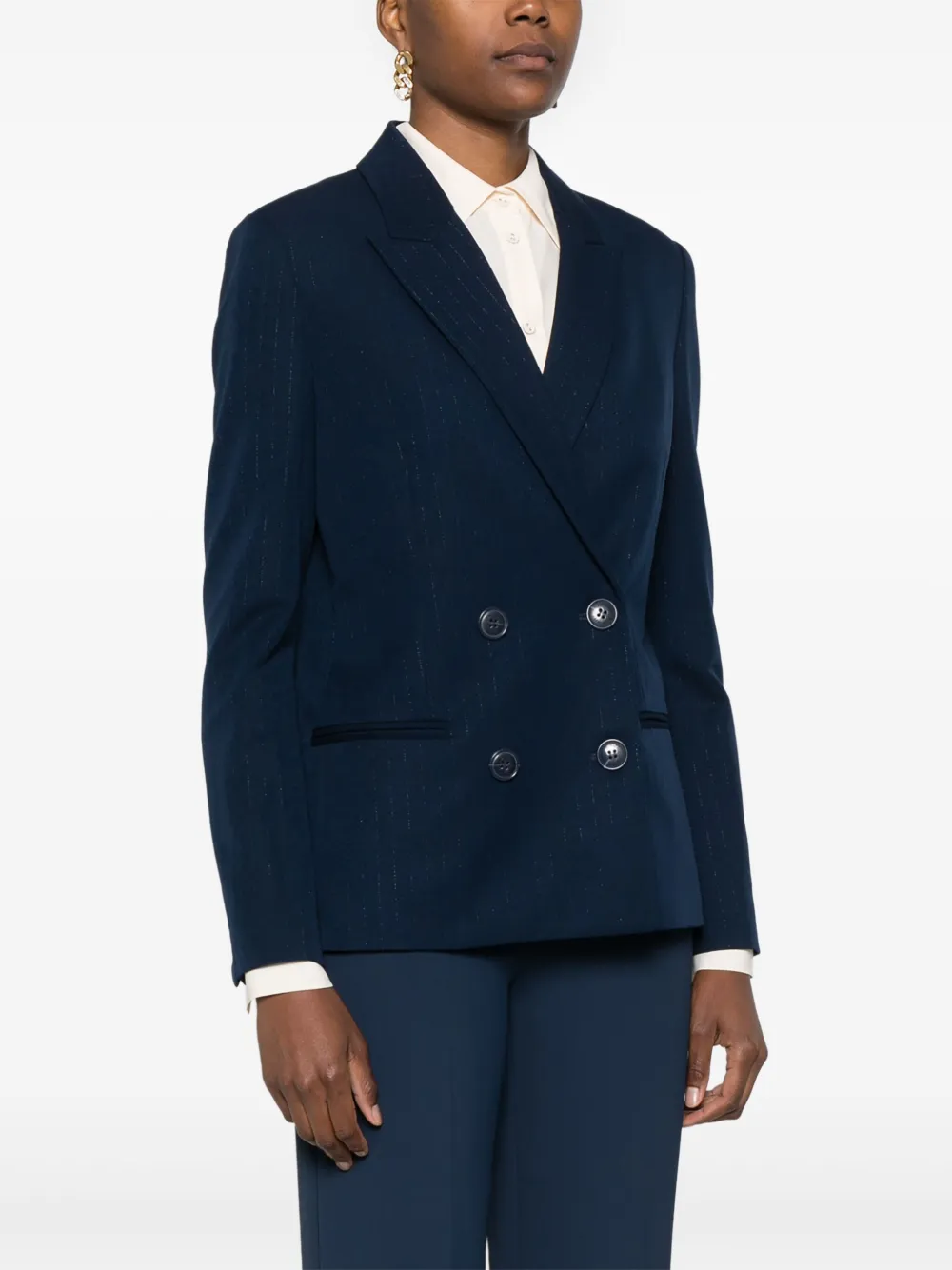 TWINSET PINSTRIPE BLAZER