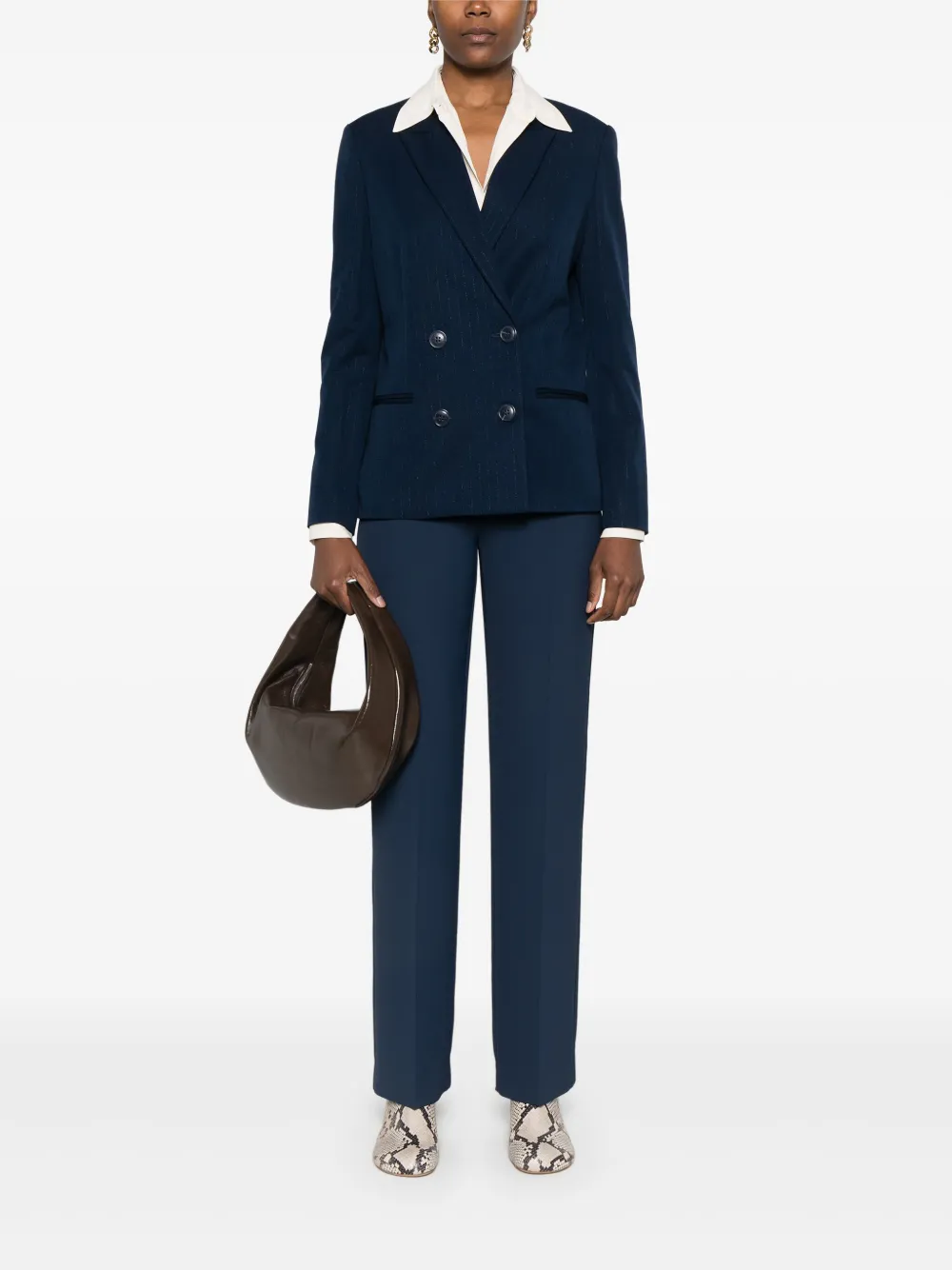 TWINSET pinstripe blazer - Blauw