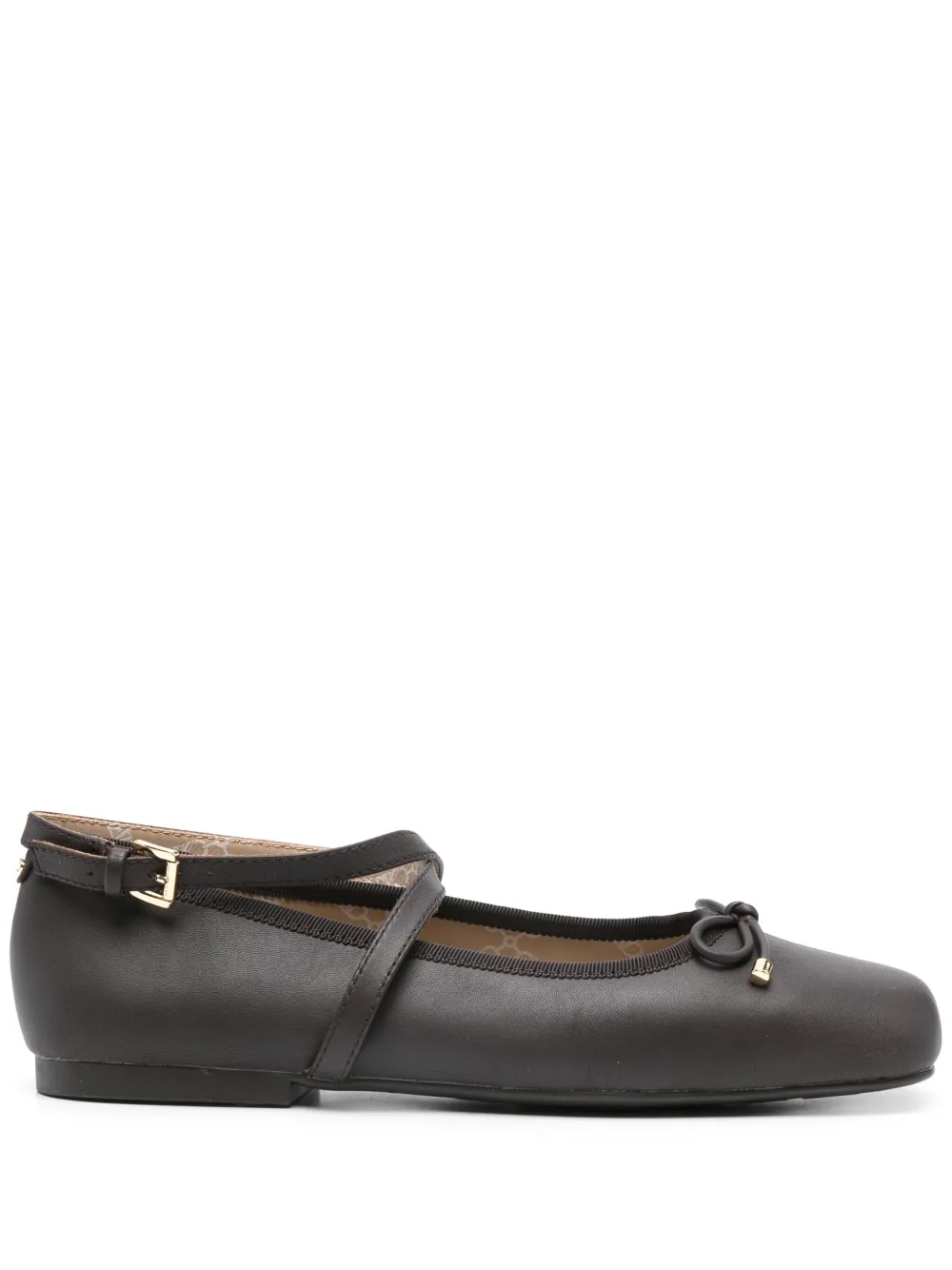 Michael Kors Ballerina's met strikdetail Bruin