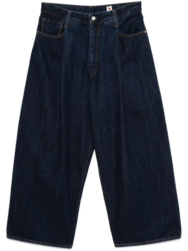 Levi s Pleated wide leg Jeans Blue FARFETCH CA