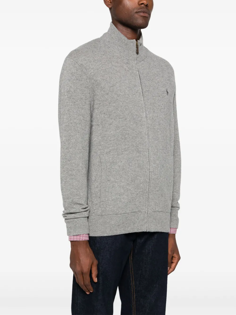 Polo Ralph Lauren Trui met geborduurd Polo Pony-logo Grijs