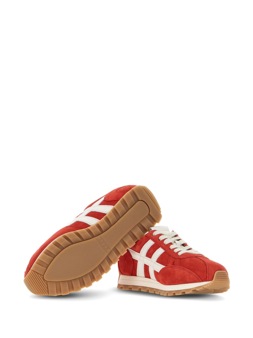 Hogan suede sneakers Red