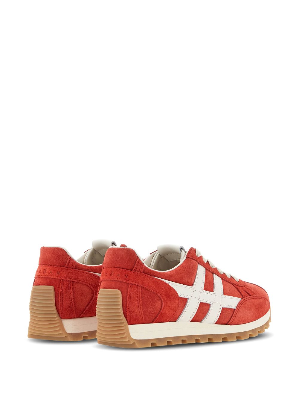 Hogan suede sneakers Red