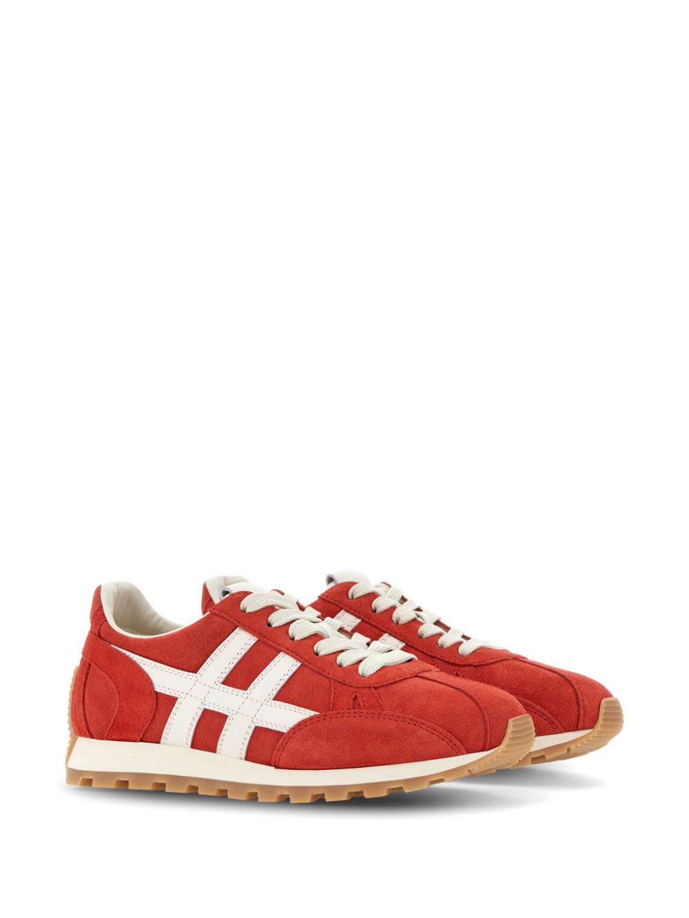 Hogan suede sneakers Red