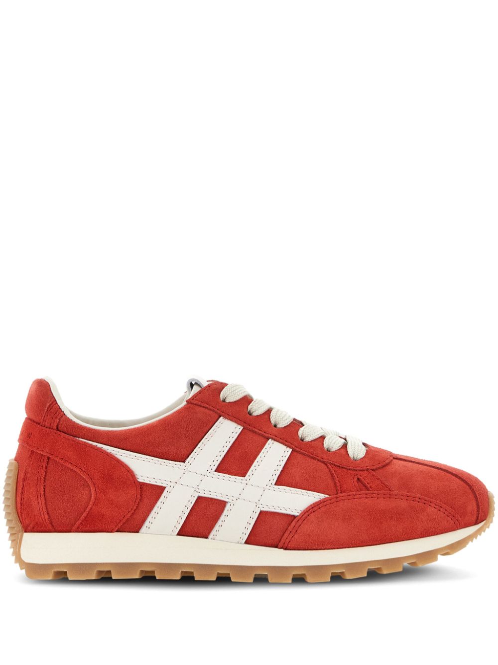 Hogan suede sneakers Red