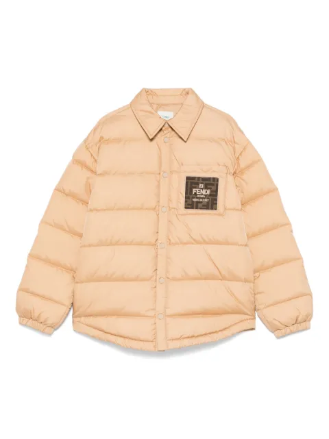 Fendi Kids FF-motif puffer jacket
