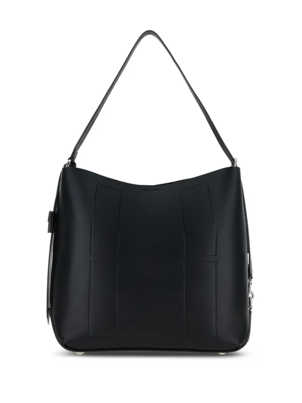 Hogan Medium Leather Shoulder Bag | Black | FARFETCH