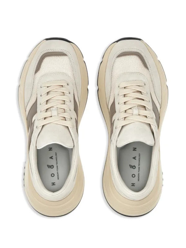 HOGAN レディーススニーカー ディープティール Hogan レザースニーカー | ニュートラル | FARFETCH JP