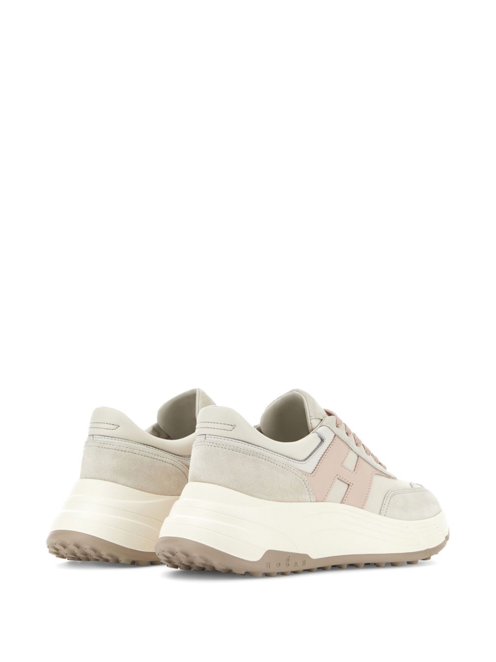 Hogan Leren sneakers Beige