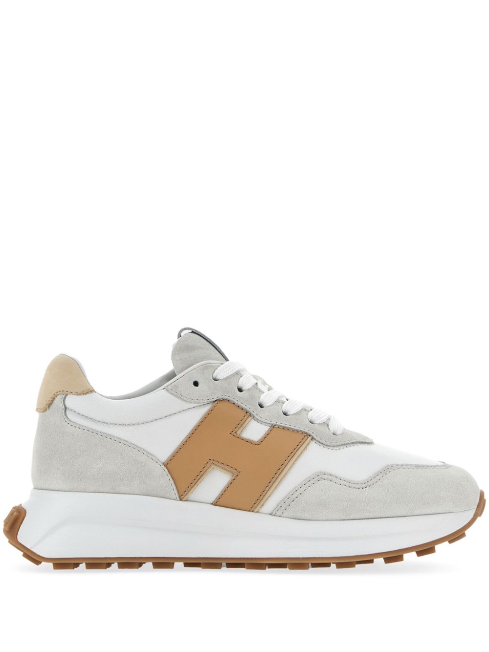 Hogan logo-patch sneakers White