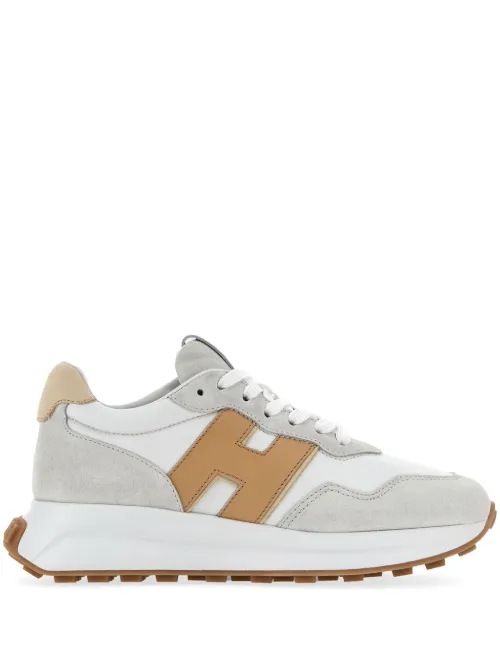 Hogan baskets à patch logo - Blanc - Hogan - Modalova