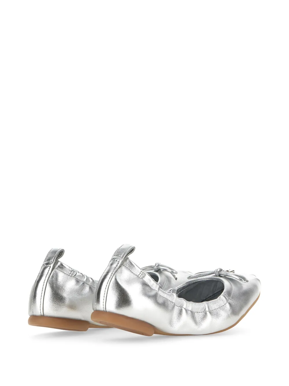 Hogan H684 ballet flats Silver