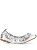 Hogan H684 ballet flats - Silver