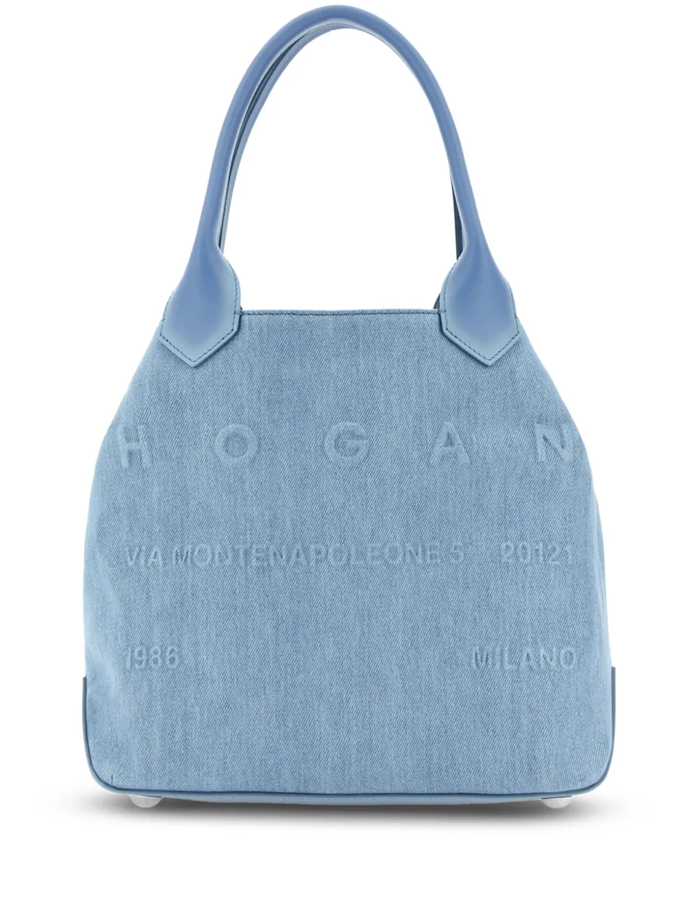 Hogan tote Script mediana | azul | Image 1