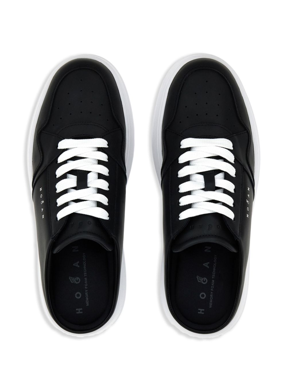 Hogan leather sneakers Black