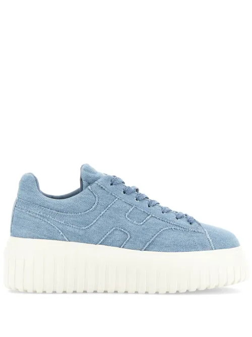 Baskets H-Stripes en daim - Hogan - Modalova