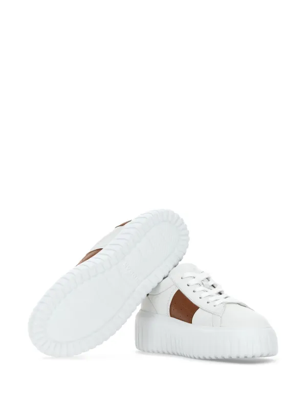 【送料&関税込】Hogan Sneakers White Sneakers Hogan H-Stripes WHITE, BLACK for Man