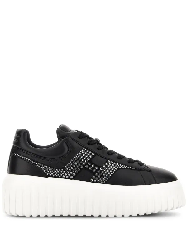 スニーカー HOGAN H-STRIPES - Leather trainers Hogan H-Stripes leather platform sneakers Hogan