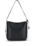 Hogan leather shoulder bag - Black