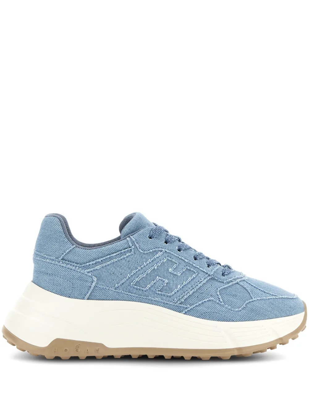 Hogan denim sneakers Blue
