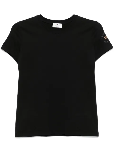 Elisabetta Franchi playera con logo estampado