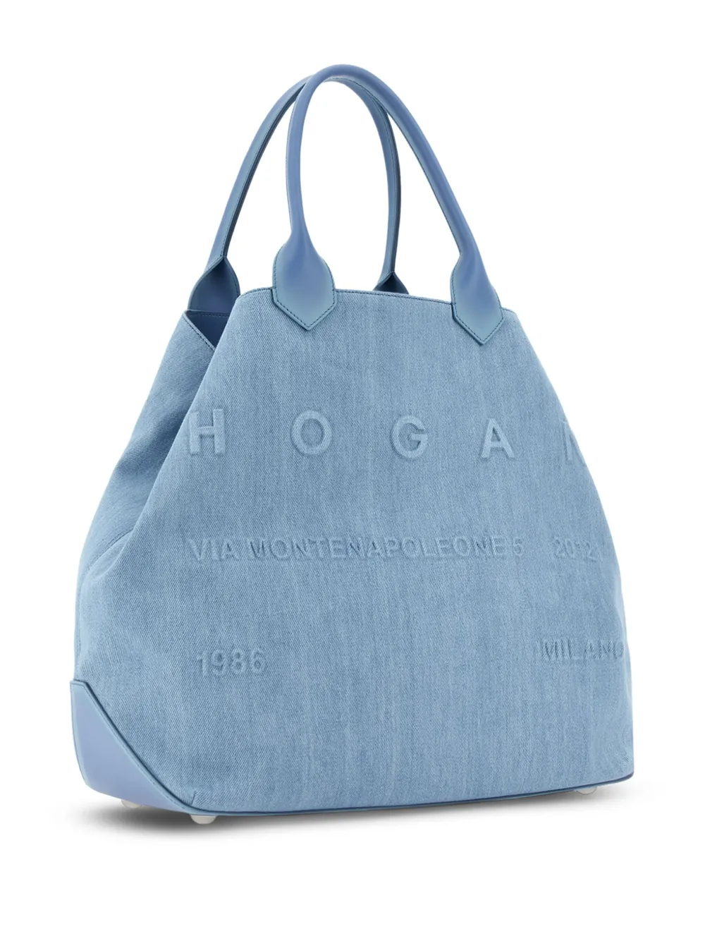 Hogan Script grote shopper Blauw