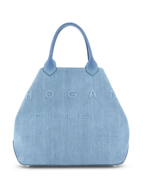 Hogan large Script tote bag