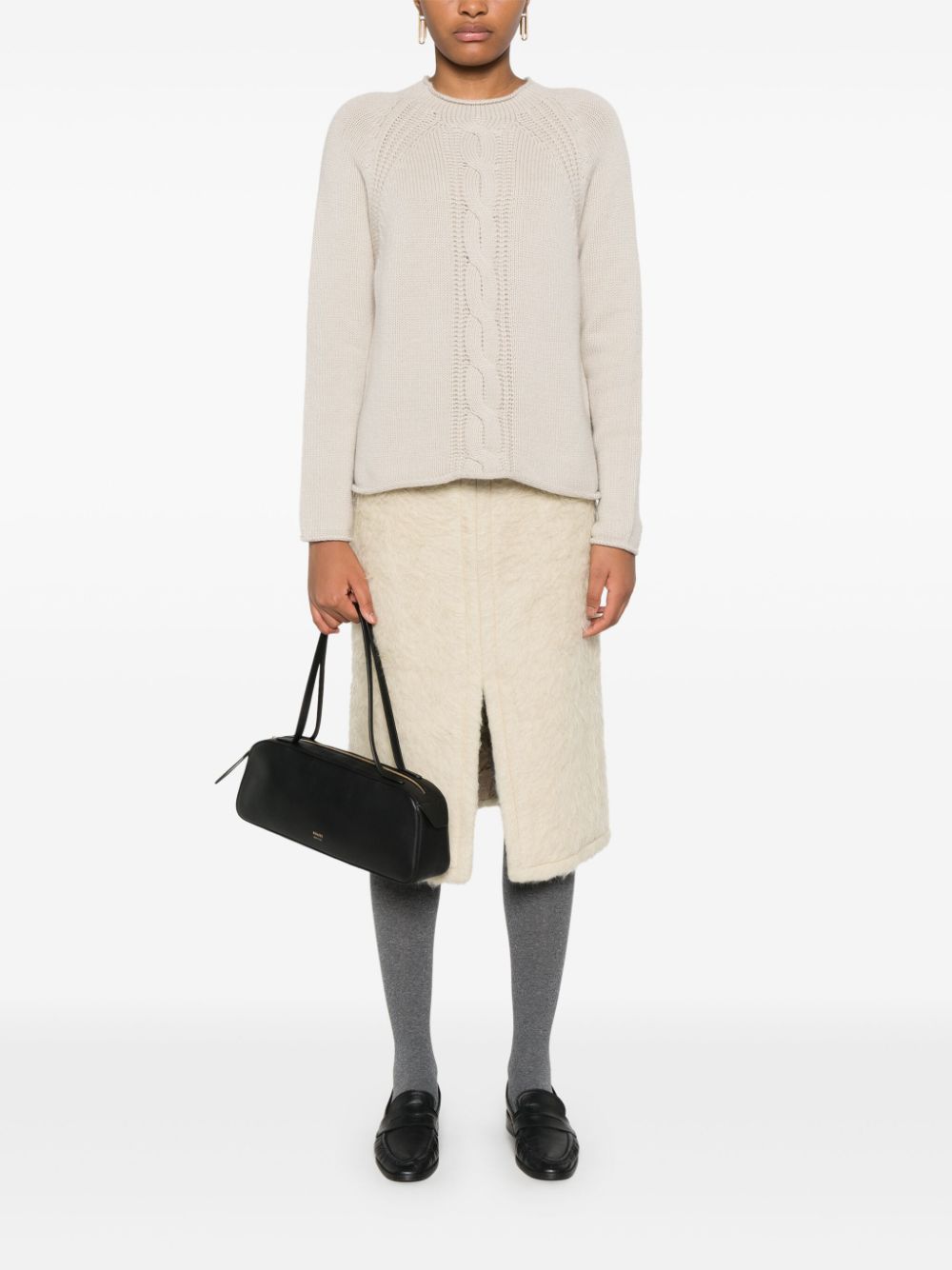 Shop Max Mara Pico Sweater In Neutrals