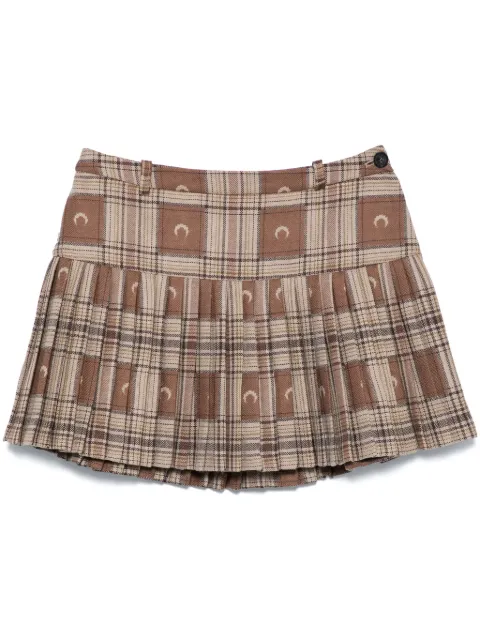 Marine Serre Moon-jacquard miniskirt