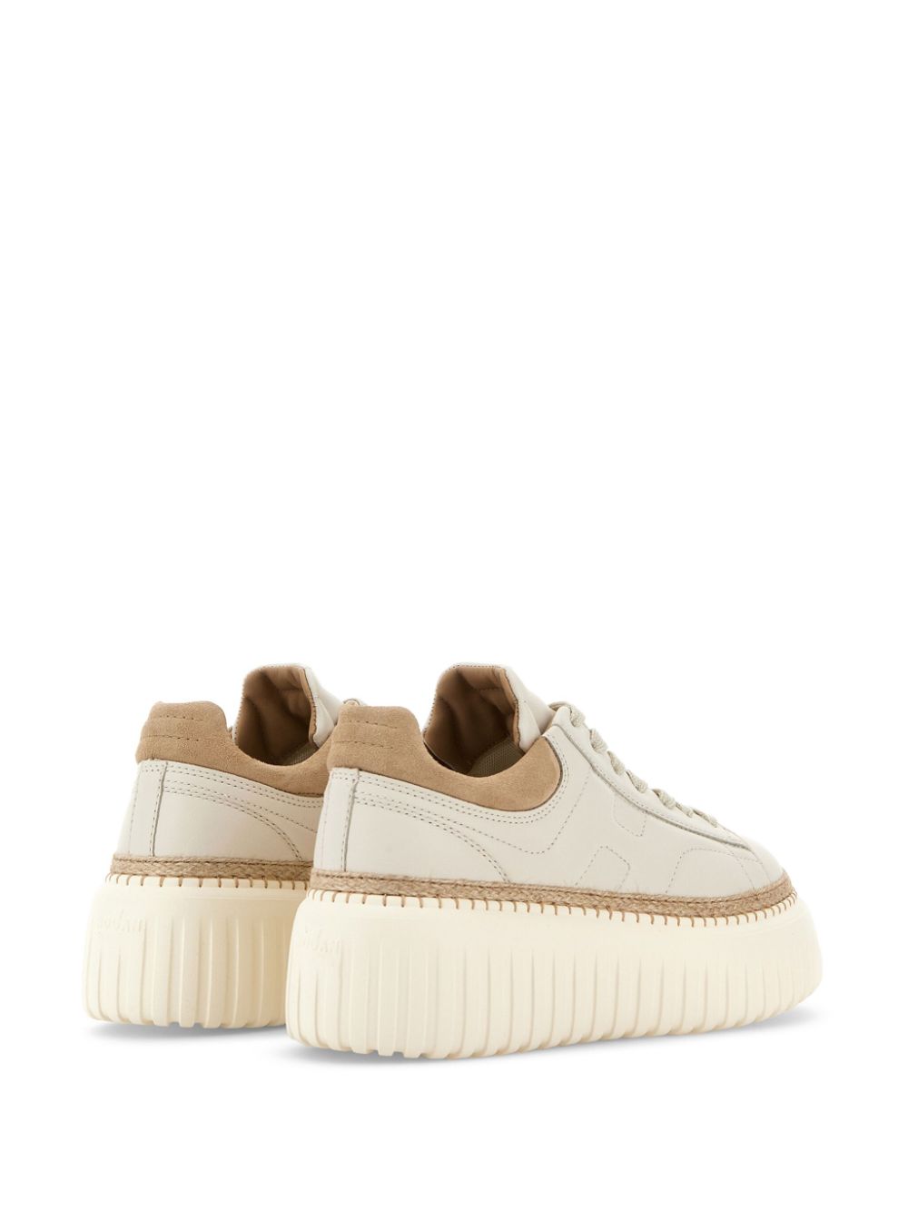 Hogan Leren sneakers Beige