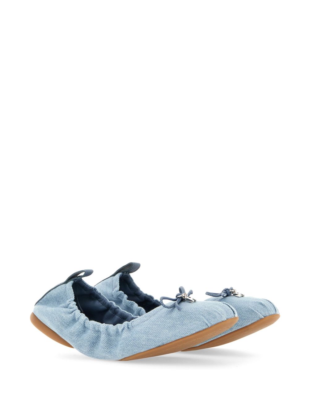 Hogan Denim ballerina's - Blauw