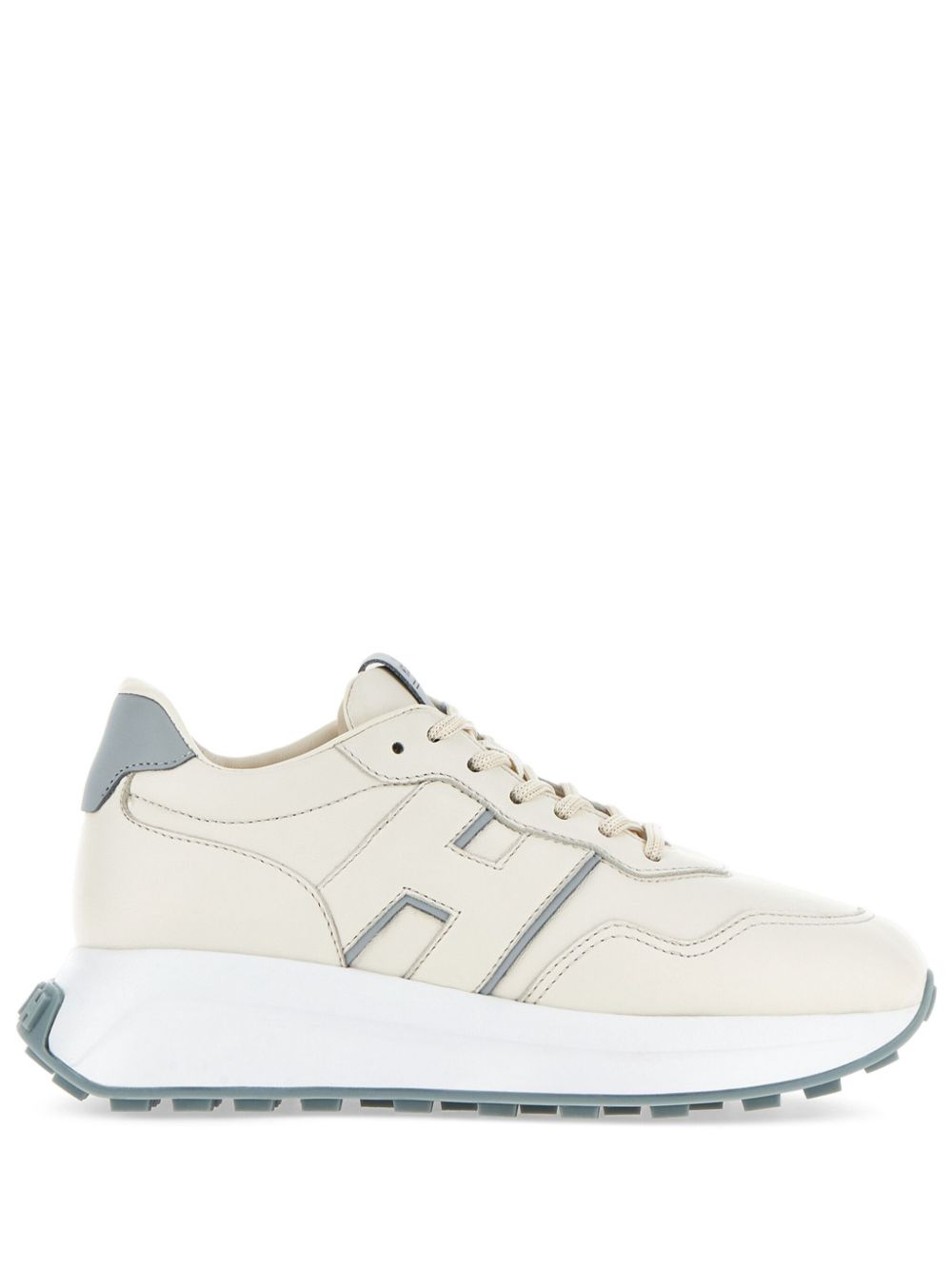 Hogan logo-patch sneakers Neutrals