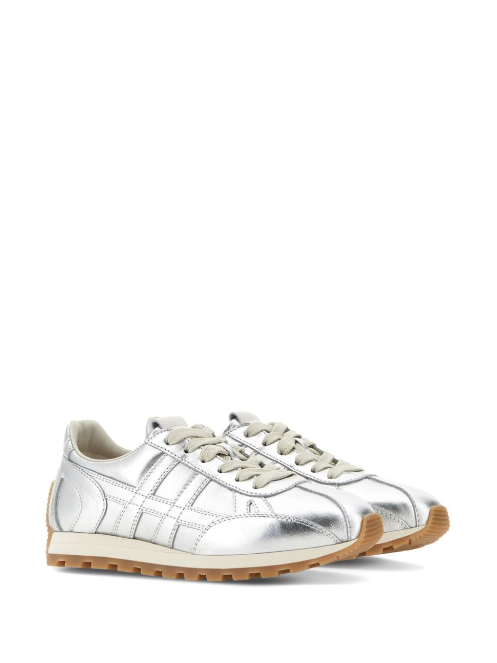 Hogan Metallic sneakers - Zilver