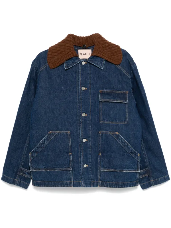 Plan C デニムジャケット | ブルー | FARFETCH JP Plan C デニムジャケット | ブルー | FARFETCH JP