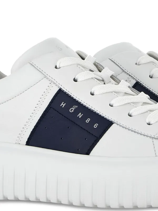 Hogan Hストライプ レザースニーカー | ホワイト | FARFETCH JP