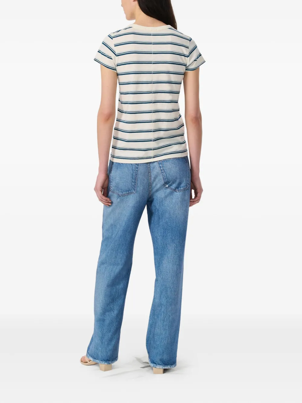 rag & bone The Slub T-shirt Blauw