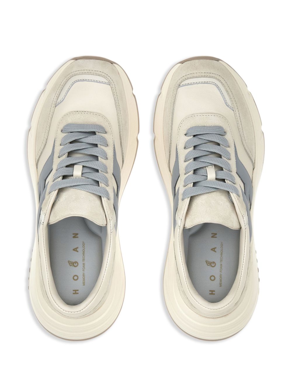 Hogan Sneakers met logo Beige