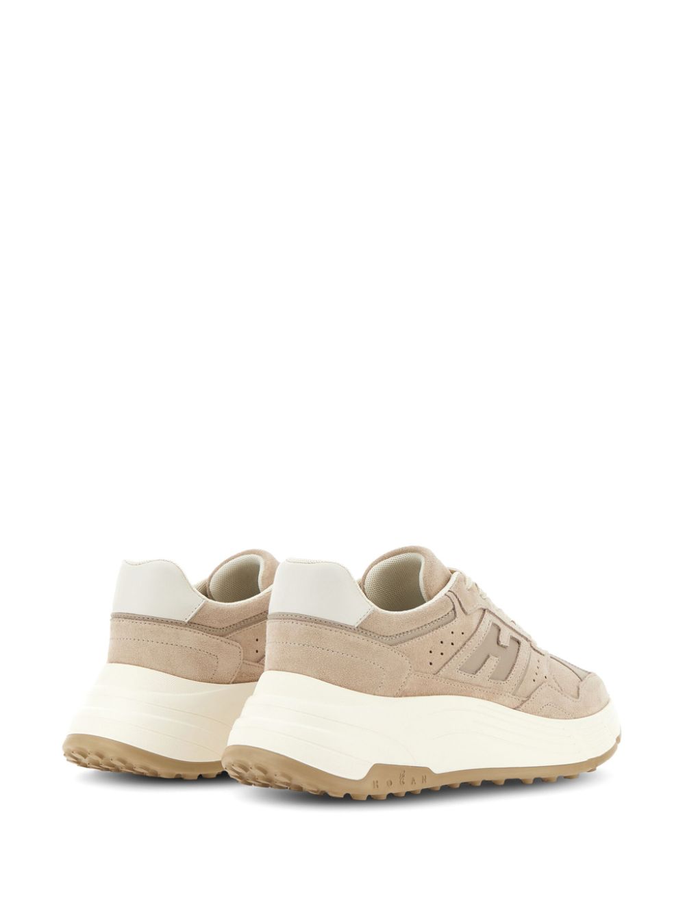 Hogan Sneakers met logo Beige