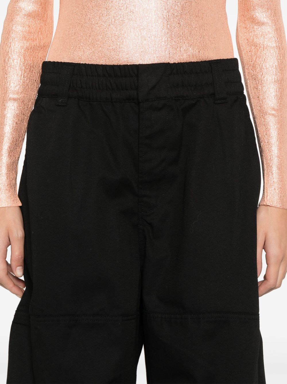 Shop Diesel P-arne-a Trousers In Black