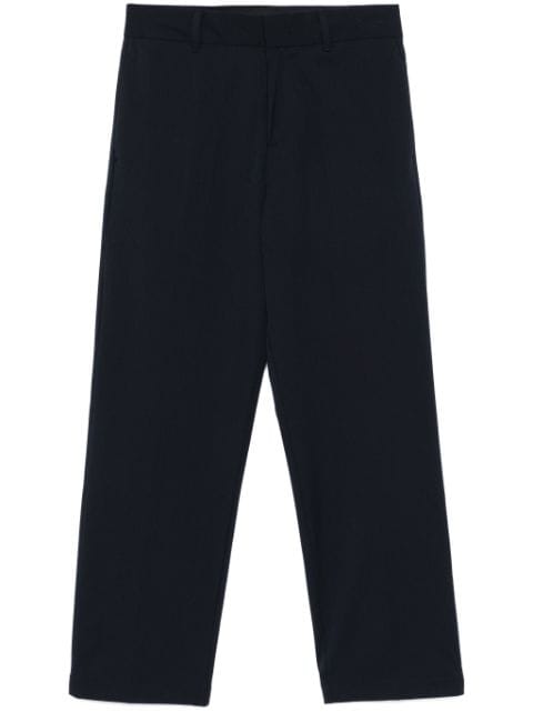 Emporio Armani logo-plaque trousers