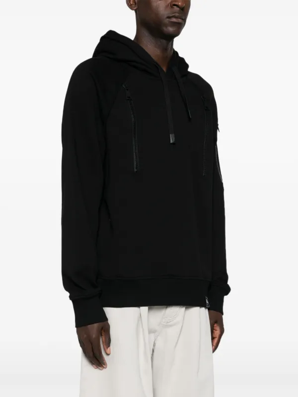 VERSACE JEANS COUTURE　ブラックパーカー Versace Jeans Couture ロゴ パーカー | ブラック | FARFETCH JP