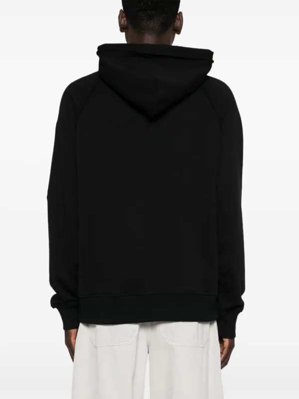 Versace Jeans Couture コットン スウェット パーカー Versace Jeans Couture ロゴ パーカー | ブラック | FARFETCH JP