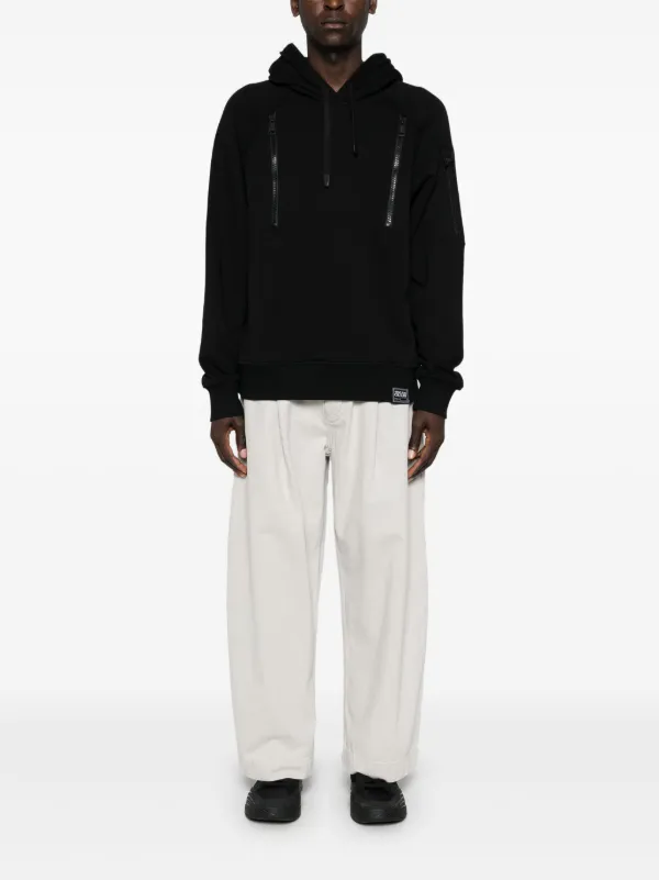 Versace Jeans Couture ロゴ パーカー | ブラック | FARFETCH JP