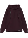 Versace Jeans Couture logo-patch hoodie - Purple