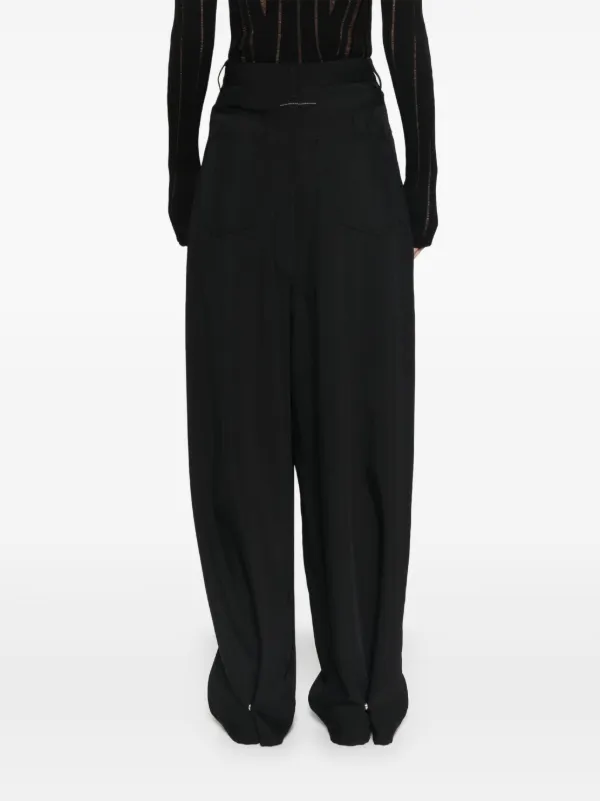 MM6 Maison Margiela サルエル ジーンズ | ブラック | FARFETCH JP