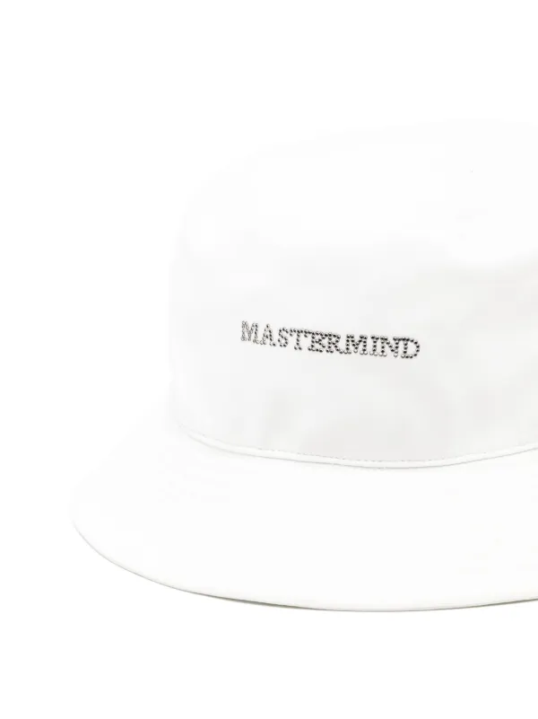 Mastermind World Logo Print Bucket Hat | White | FARFETCH display picture 1