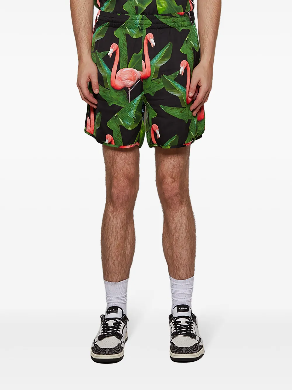 BLUE SKY INN Flamingo shorts Groen