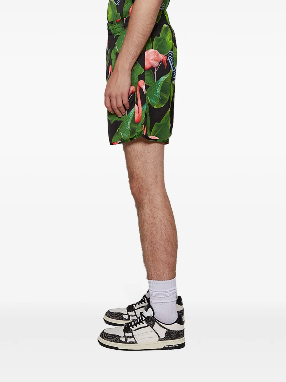 BLUE SKY INN Flamingo shorts Groen